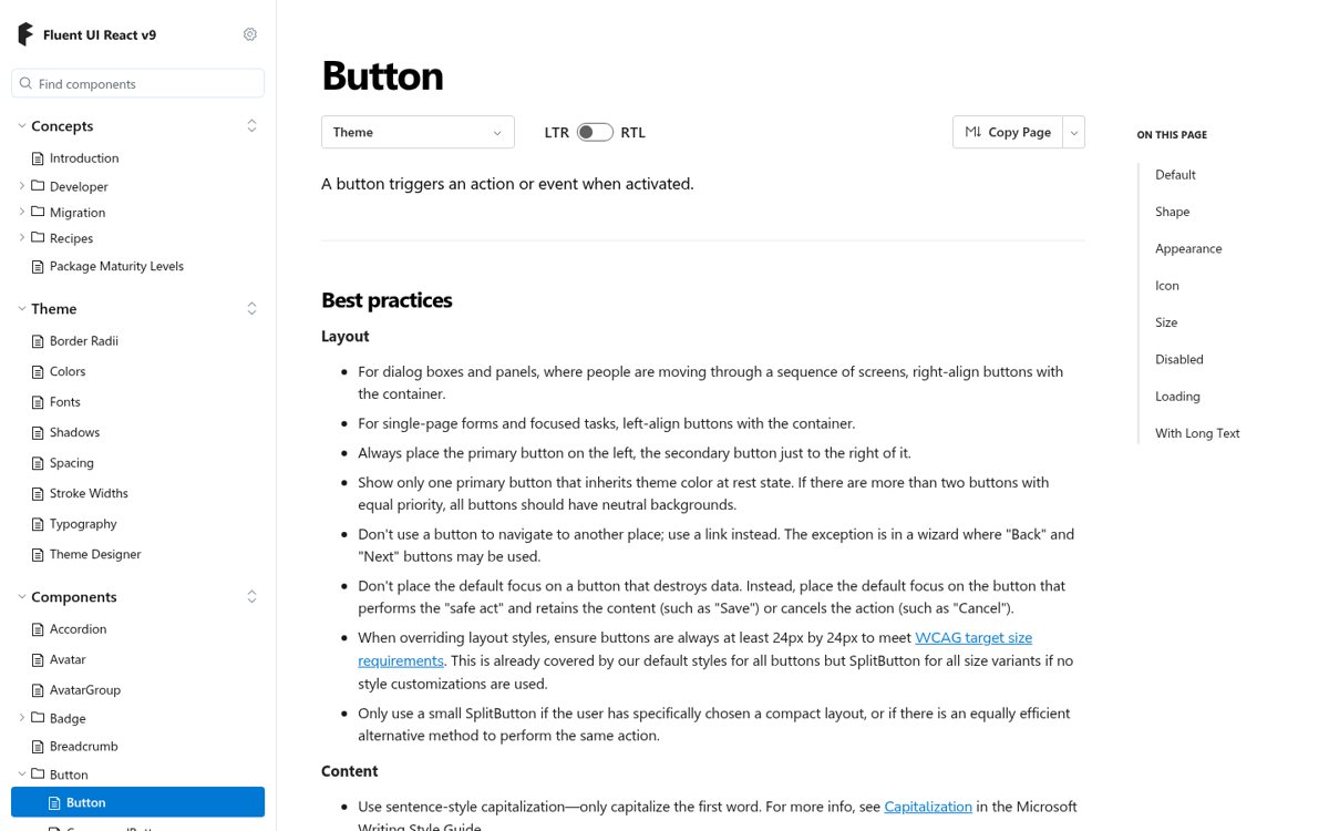 Page capture of Microsoft Fluent 2 (https://fluent2.design/) as analysed on 2026-10-25