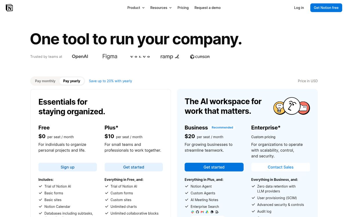 Notion step 2: Pricing